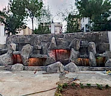 Dogal şelale yapımı