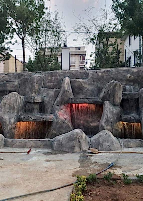 Dogal şelale yapımı